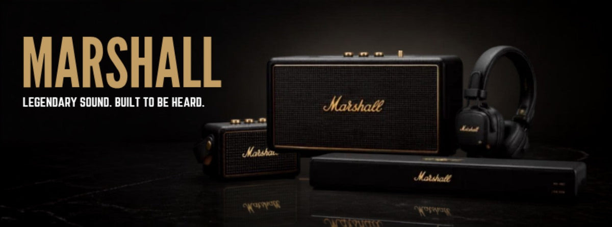 Marshall speakers and headphones collection at Red Rhino Kenya