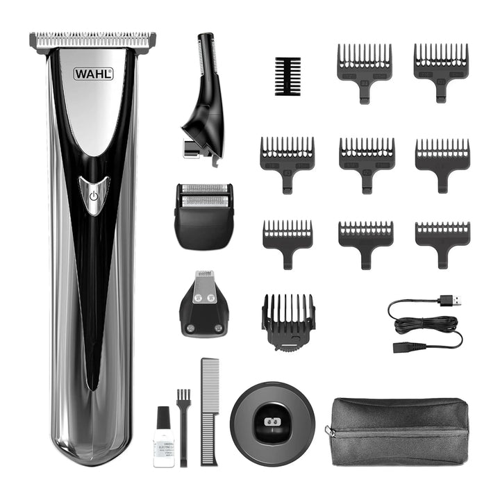 Wahl Elite 8-in-1 Trimmer 3026318, Silver-3026318