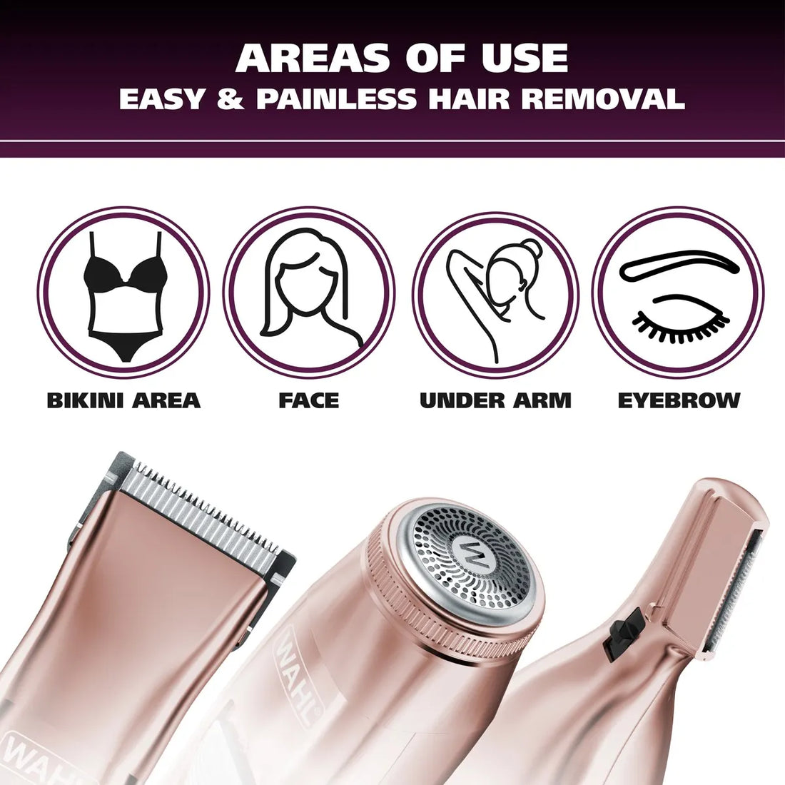 WAHL Pure Confidence Electric Razor Trimmer &amp; Groomer for Women 9865 | Buy in Kenya | Red Rhino