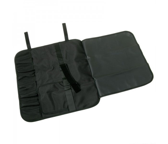 Victorinox cutlery roll bag 7.4011.47 unfolded interior with knife slots and protective flaps