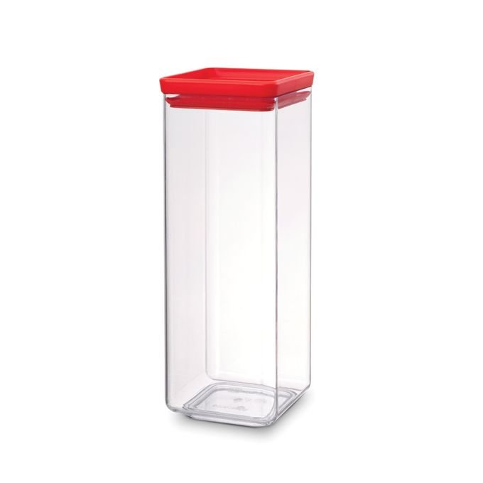 Square Canister 2.5L - Red