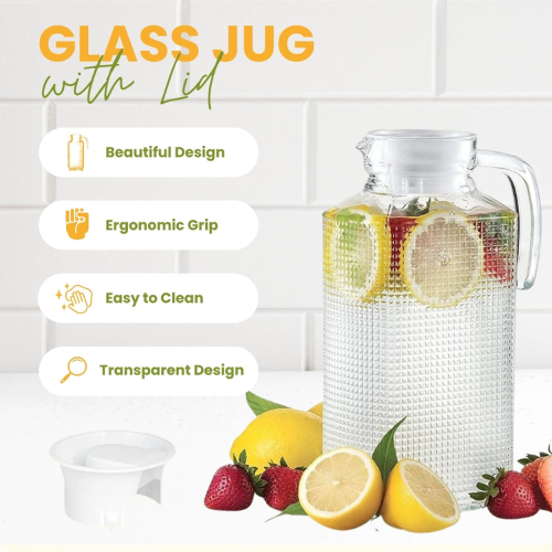 Imperial Glass Jug 1.8L - Red Rhino
