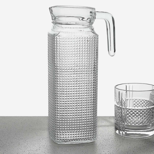 Imperial Premium 1L glass jug, front view