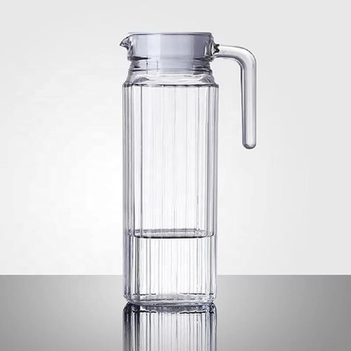 Crystle premium 1-litre glass jug, alternate view
