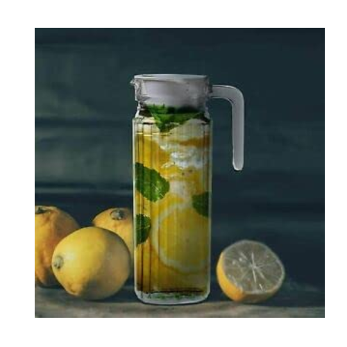 Crystle Glass Jug 1L - Red Rhino