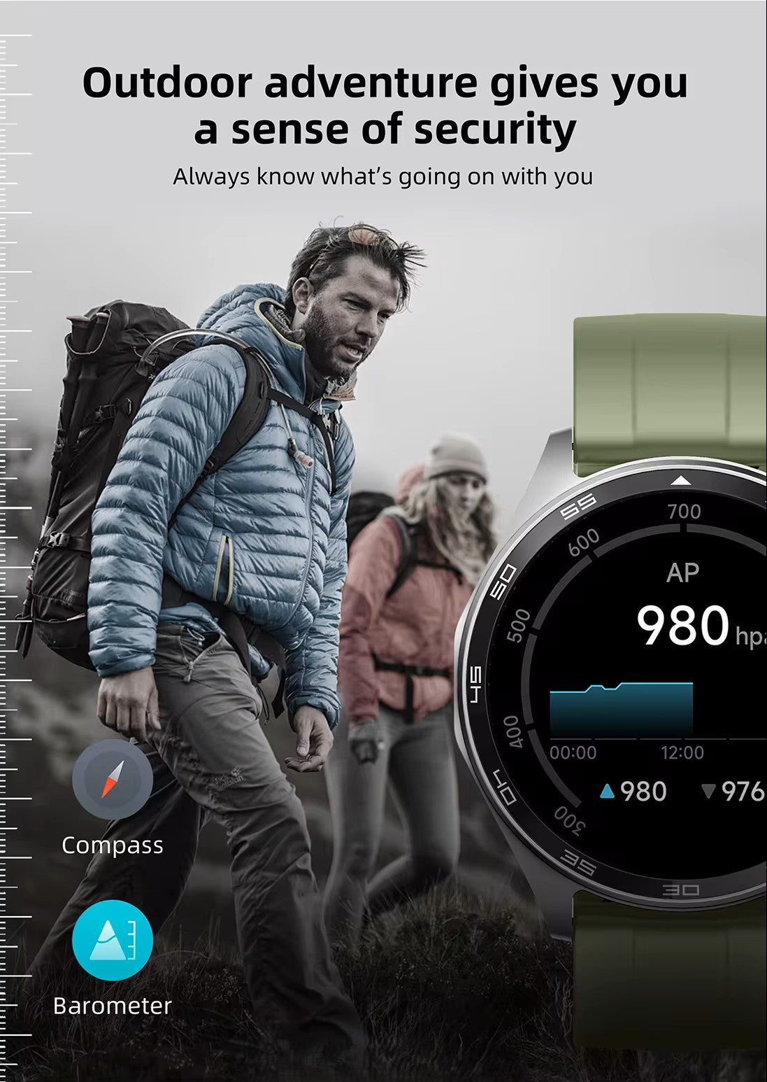 AceFit Pro Smart Watch Black - Red Rhino