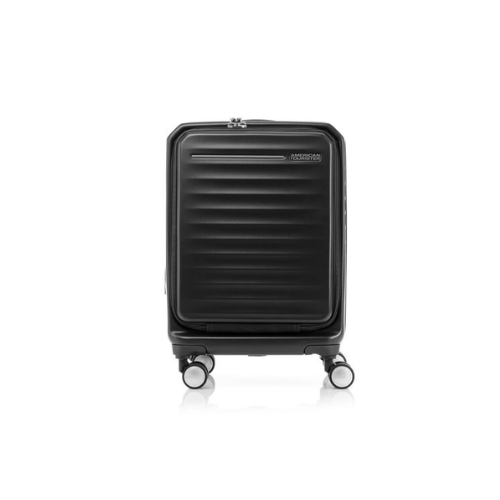 AMERICAN TOURISTER FRONTEC SPINNER 68/25 EXP TSA AM JET BLACK 5400520167194 - Red Rhino