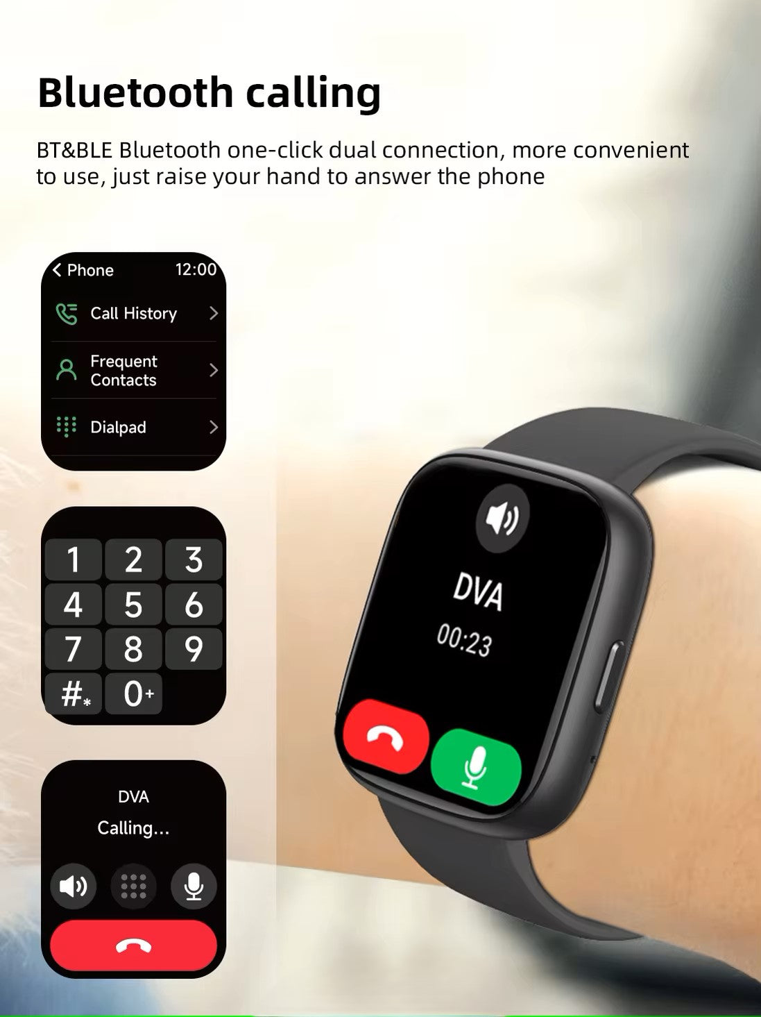 AceFit Active Smart Watch Blue IDW26BL - Red Rhino