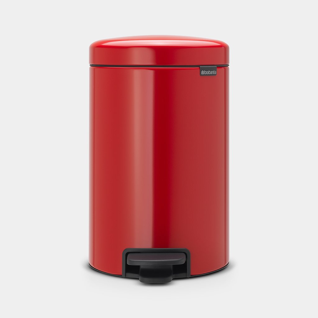Newicon Pedal Bin 20L - Passion Red - Red Rhino
