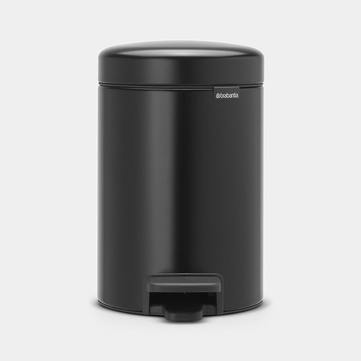 Newicon Pedal Bin 3L - Matt Black