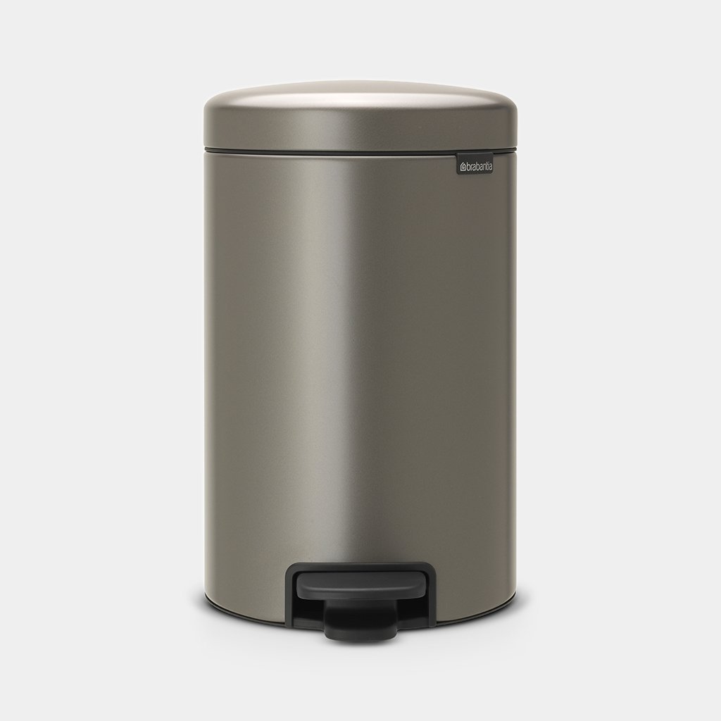Newicon Pedal Bin 12L - Platinum