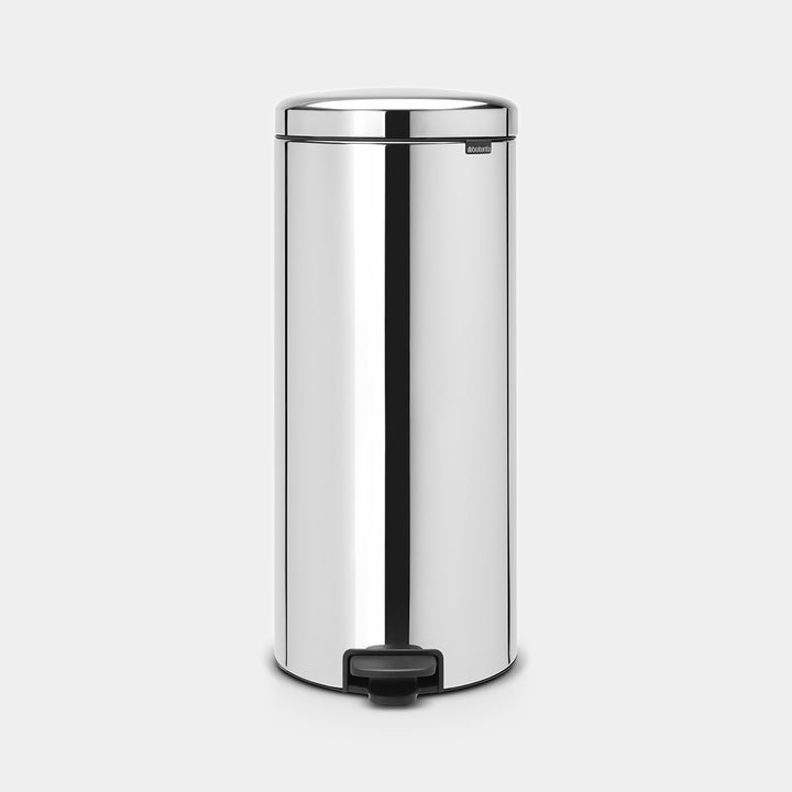 Newicon Pedal Bin 30L - Brilliant Steel