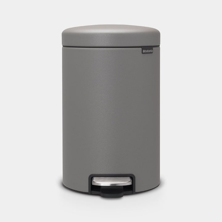 Newicon Pedal Bin 12L - Mineral Concrete Grey