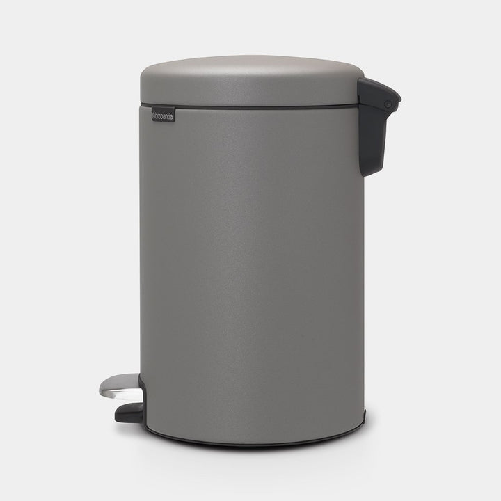 Newicon Pedal Bin 20L - Mineral Concrete Grey - Red Rhino