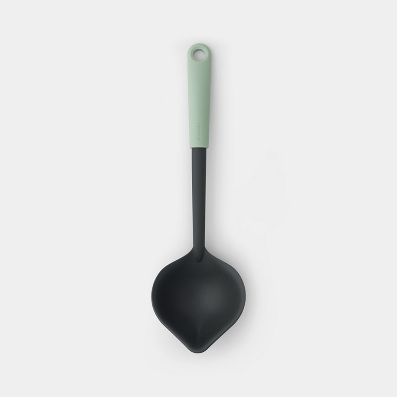 Brabantia Soup Ladle Plus Scrapper Tool Tasty+ - Jade Green