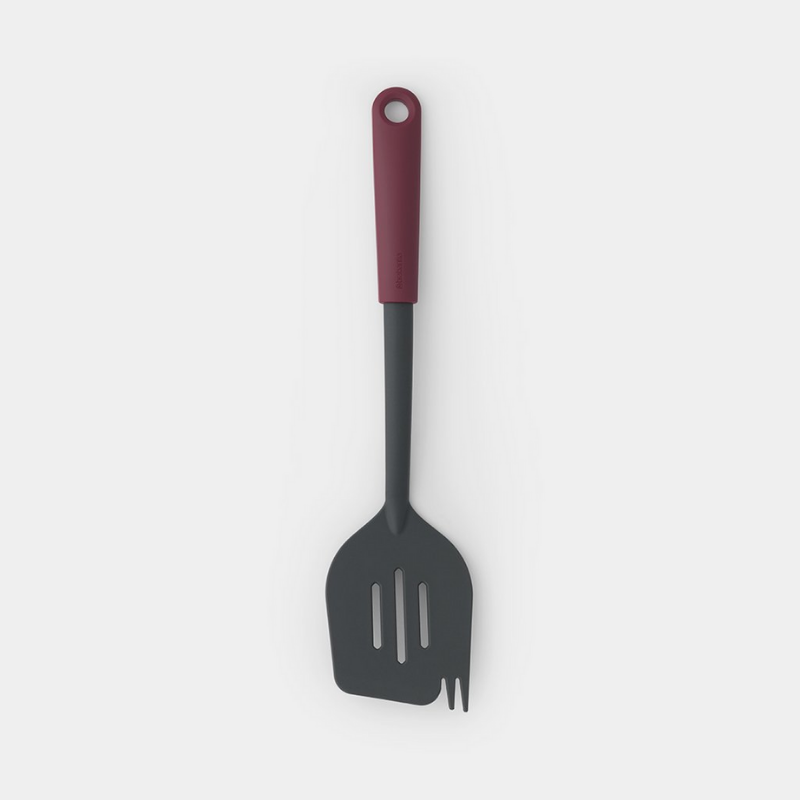Brabantia Spatula Plus Fork Tasty+ - Aubergine Red