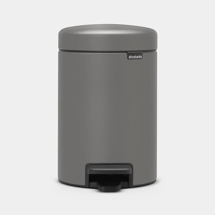 Newicon Pedal Bin 3L - Mineral Concrete Grey