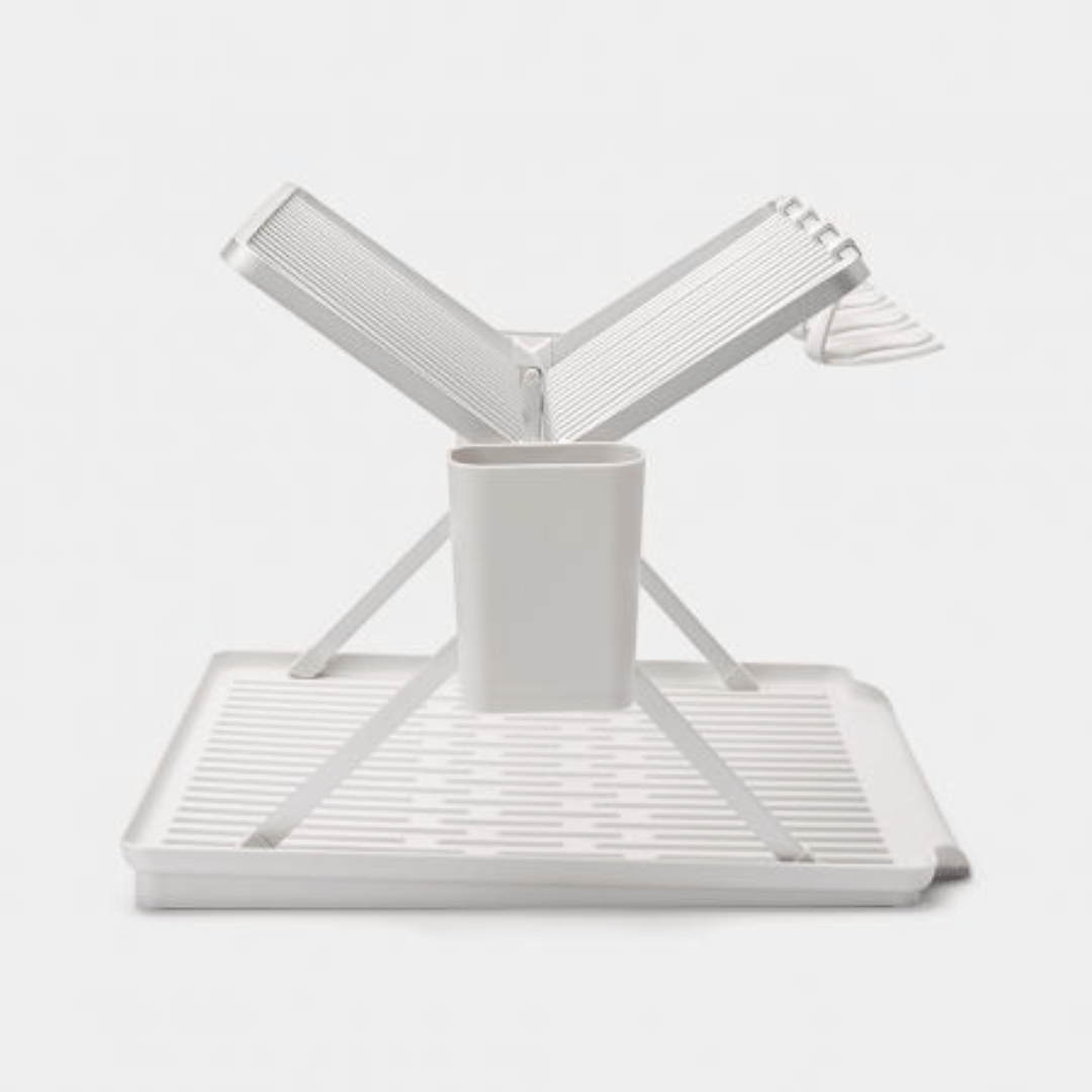 Brabantia Sink Side Foldable Dish Drying Rack Light Grey - Red Rhino