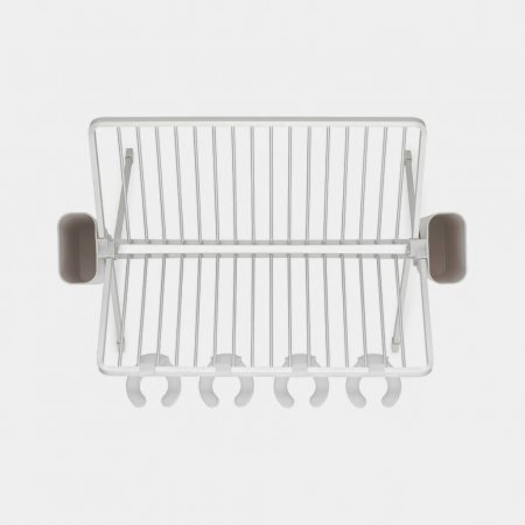 Brabantia Sink Side Foldable Dish Drying Rack Light Grey - Red Rhino
