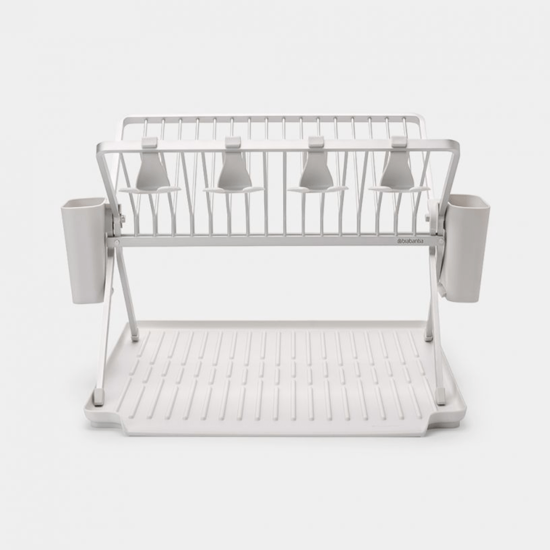 Brabantia Sink Side Foldable Dish Drying Rack Light Grey - Red Rhino