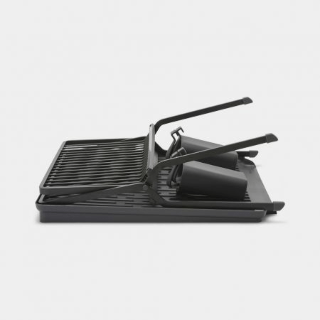 Brabantia Sink Side Foldable Dish Drying Rack Dark Grey - Red Rhino