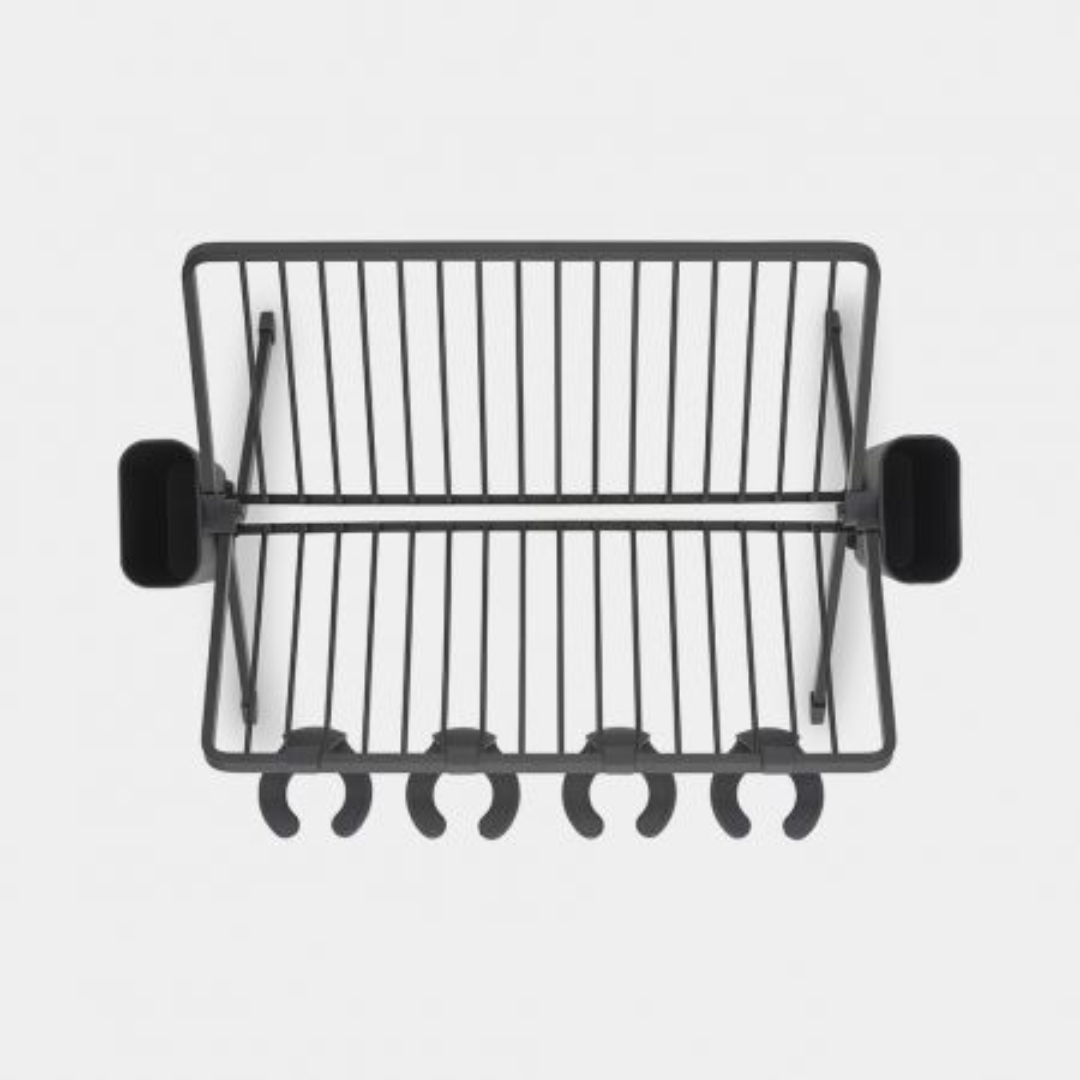 Brabantia Sink Side Foldable Dish Drying Rack Dark Grey - Red Rhino