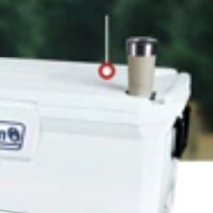 Coleman Foam Hard Cooler High Performance Insulated Cool Box, 150Qt/141.9l Capacity, Keeps Cool For Up To 7days - Red Rhino