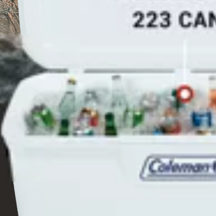 Coleman Foam Hard Cooler High Performance Insulated Cool Box, 150Qt/141.9l Capacity, Keeps Cool For Up To 7days - Red Rhino