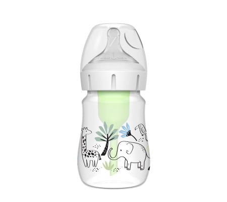 Dr. Brown's Natural FlowÂ® Anti-Colic Options+â¢ Designer Edition Jungle Decorations Wide Mouth-150ml-WB51008 - Red Rhino