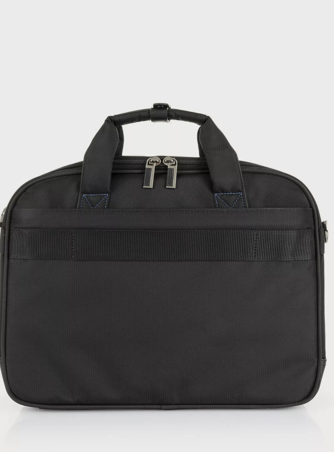 AMERICAN TOURISTER MERIT LAPTOP BRIEFCASE S AS BLACK/BLUE 5400520129055 - Red Rhino