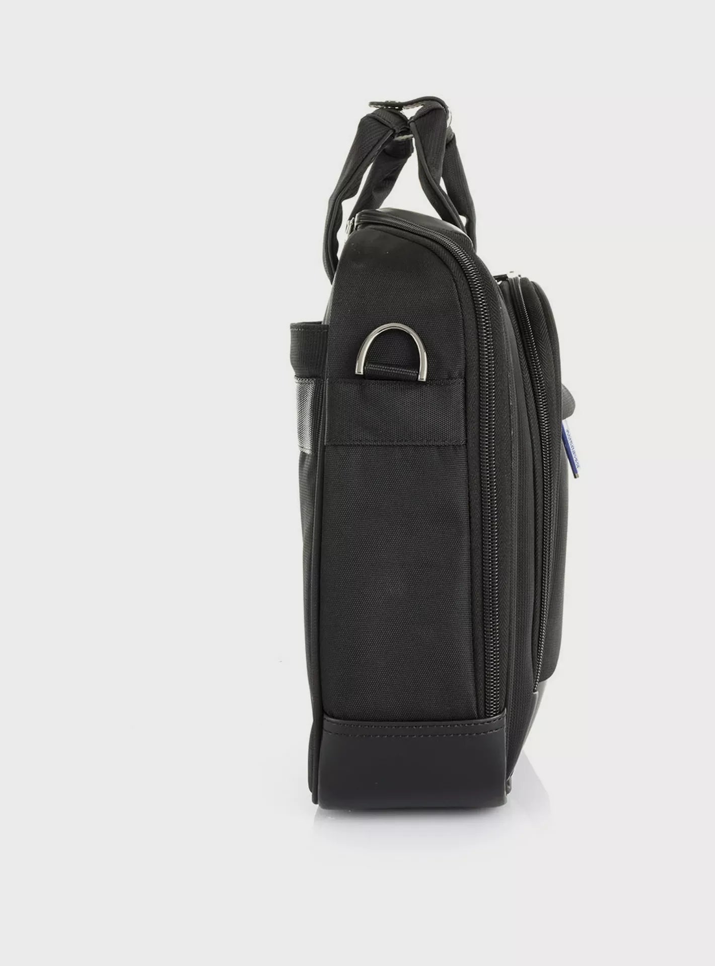 AMERICAN TOURISTER MERIT LAPTOP BRIEFCASE S AS BLACK/BLUE 5400520129055 - Red Rhino