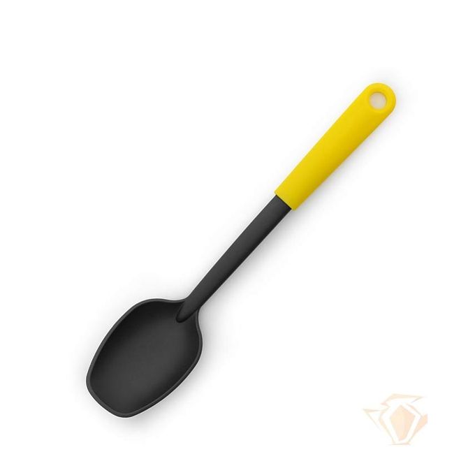 Brabantia Tasty Colours yellow vegetable spoon, alternate view
