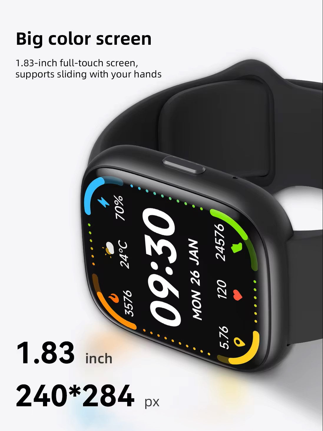 AceFit Active Smart Watch Blue IDW26BL - Red Rhino