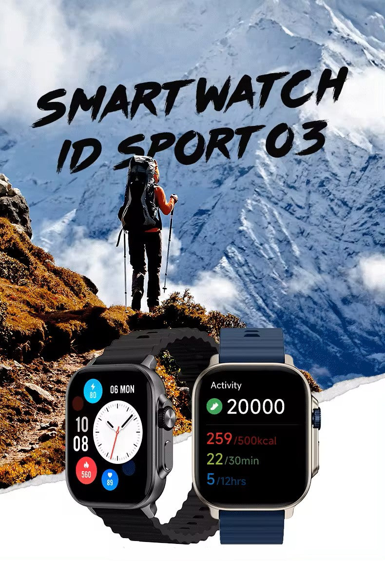 AceFit Sports Pro Smart Watch - Red Rhino