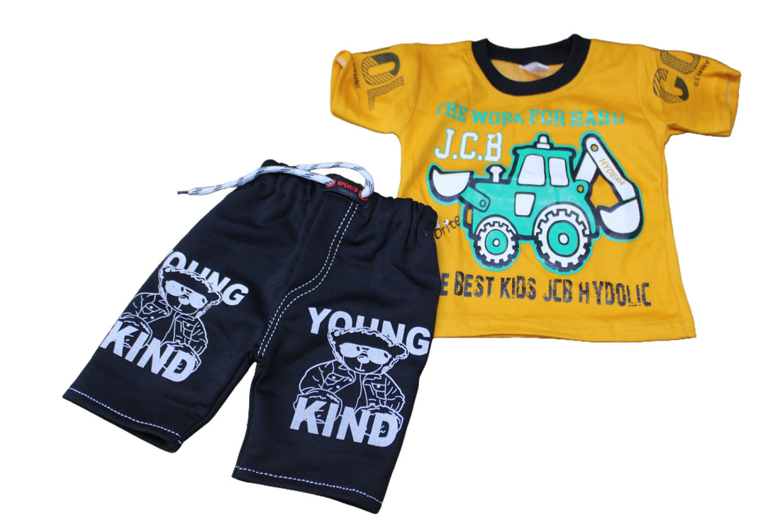 DES -3502/B Baby Boy T-shirt and short set - Red Rhino