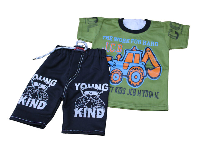 DES -3502/B Baby Boy T-shirt and short set - Red Rhino