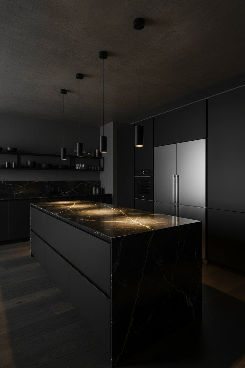 KOLO Black Pendant Lamps kitchen lifestyle