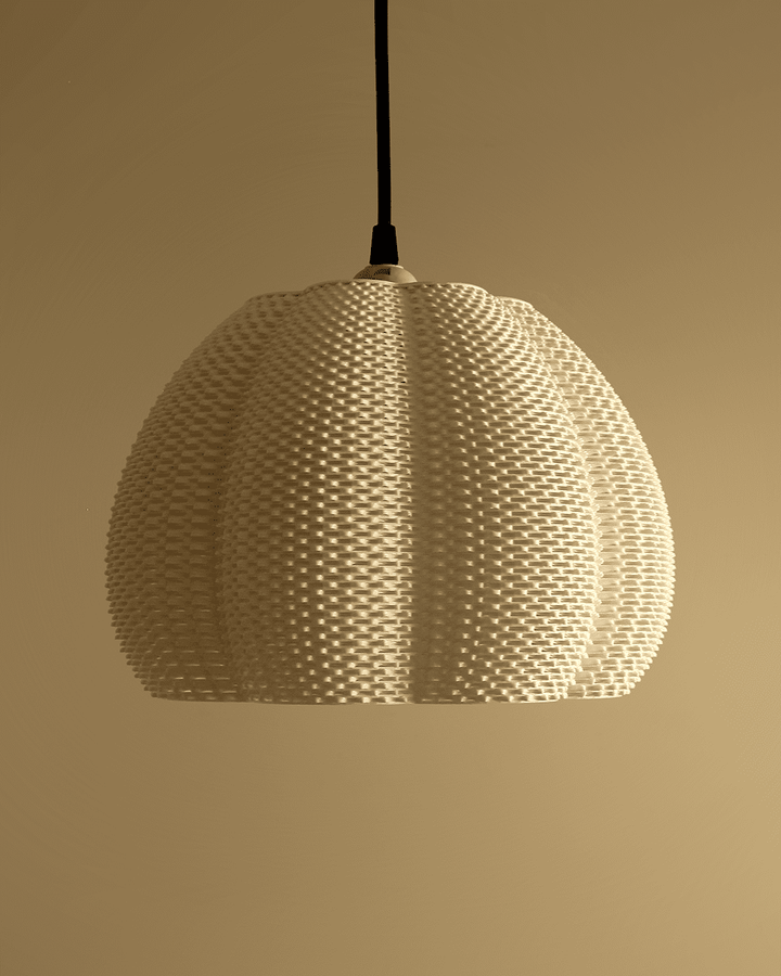 Print3D Africa MARINA White Pendant Lamp Kenya