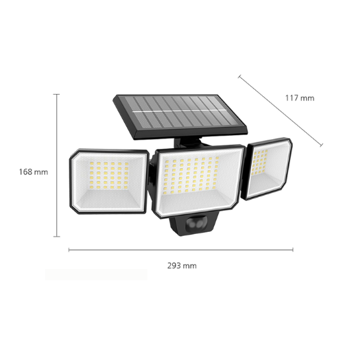 Philips Outdoor Solar Nysil Security Light 8.7 W, Daylight and Motion Sensor