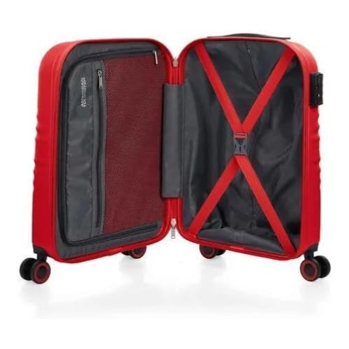 AMERICAN TOURISTER TWIST WAVES 77CM VIVID RED