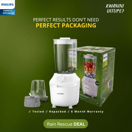 Rain Rescue Edition (Tested & Repacked) - Philips 3000 Series Blender 450W HR2041/10 – Smooth & Reliable