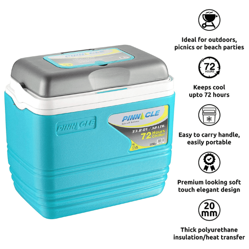Pinnacle Foam Hard Cooler Box/Chiller 32 Litre