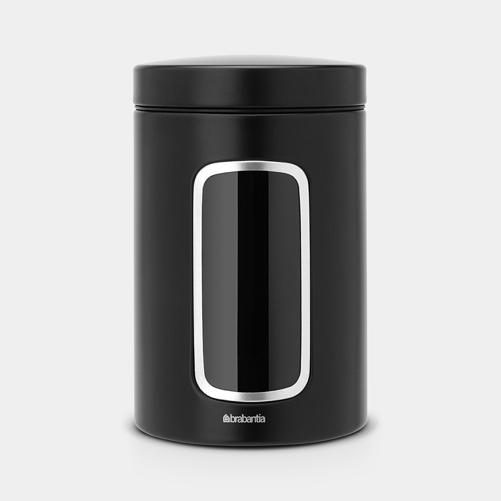 Window Canister 1.4l - Matt Black