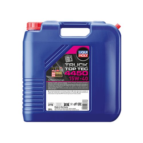 Liqui Moly Top Tech Truck 4450 15W-40 20L - Red Rhino