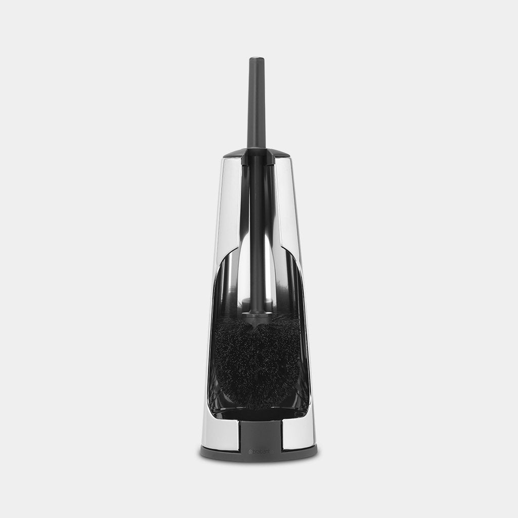 Toilet brush and holder - Brilliant Steel