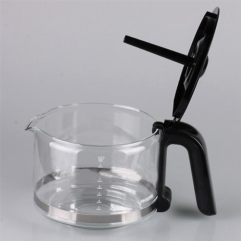 Coffee Maker Glass Jug for Philips HD7762 HD7765 HD7766 HD7767 HD7768 HD7769 Coffee Maker Spare Parts - Red Rhino