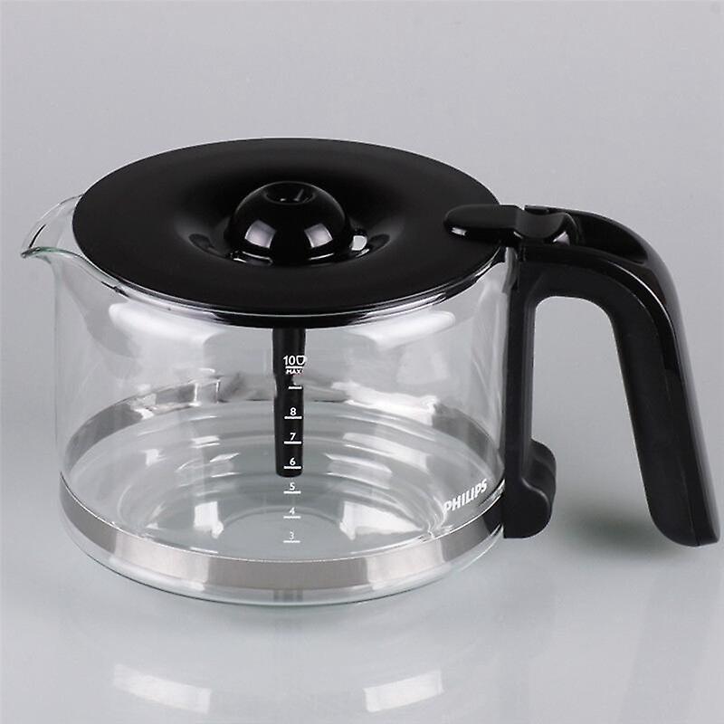 Coffee Maker Glass Jug for Philips HD7762 HD7765 HD7766 HD7767 HD7768 HD7769 Coffee Maker Spare Parts - Red Rhino