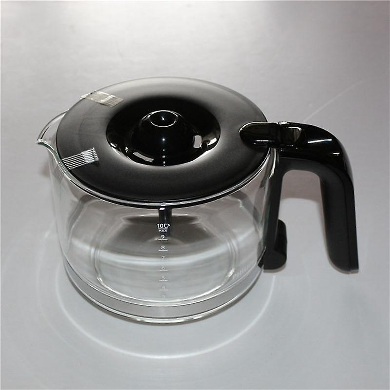 Coffee Maker Glass Jug for Philips HD7762 HD7765 HD7766 HD7767 HD7768 HD7769 Coffee Maker Spare Parts - Red Rhino