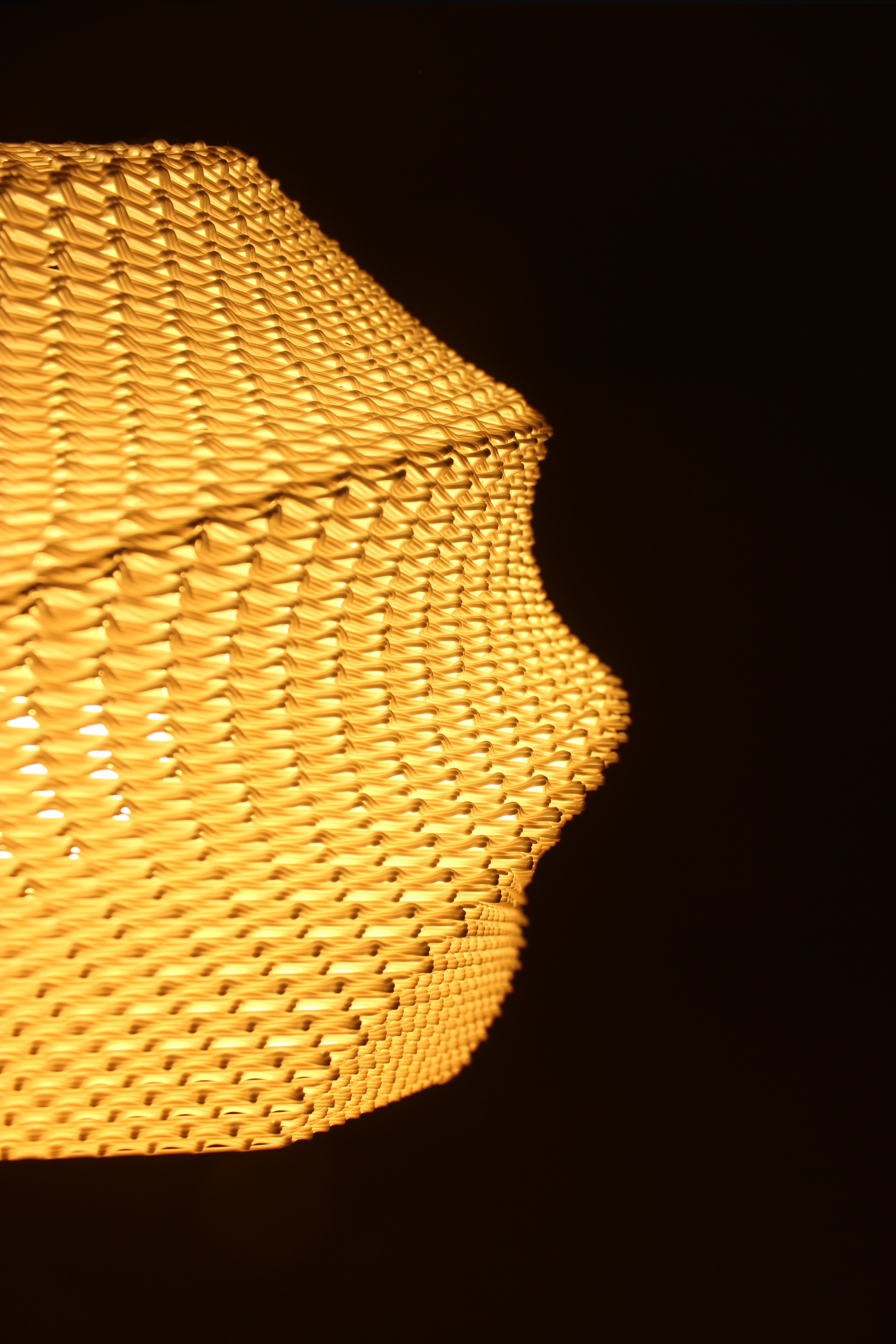 Print3D Africa SOFIA Pendant Lamp texture detail - Red Rhino Kenya