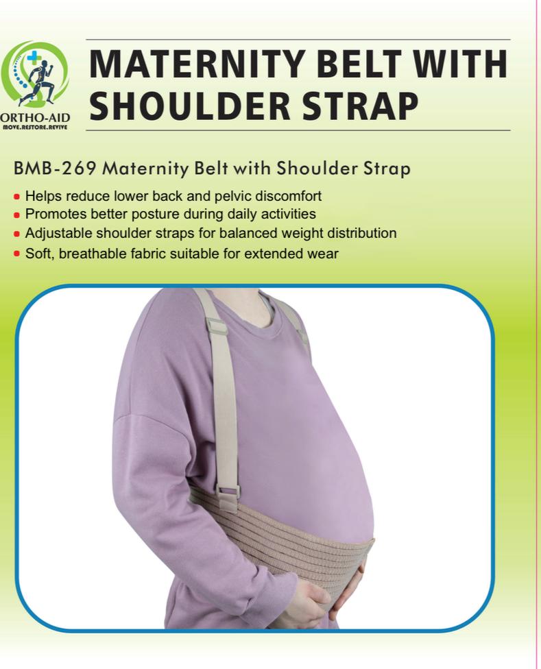 Ortho-Aid Maternity Support Belt with Shoulder Straps